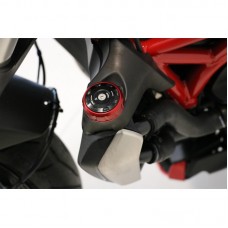 CNC Racing Radiator Cap Cover for the Ducati Monster 821 / 937 / 1200 / S / R